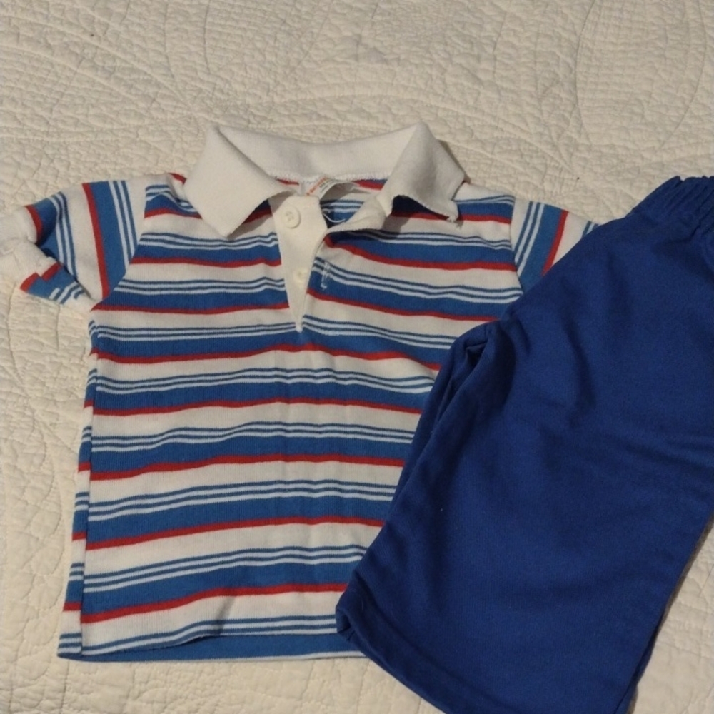 Vintage Healthtex 18 mo Polo and Pants